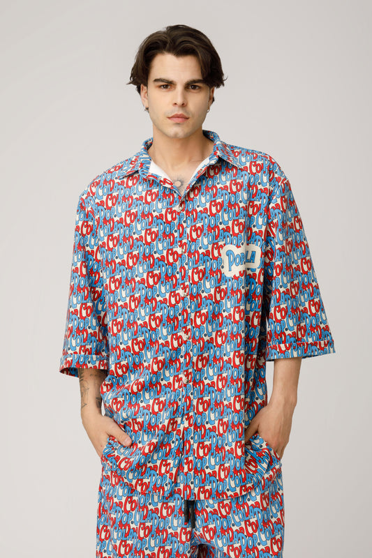 Pop Cola 330 Shirt Ribbed Fabric Men - mysimplicated