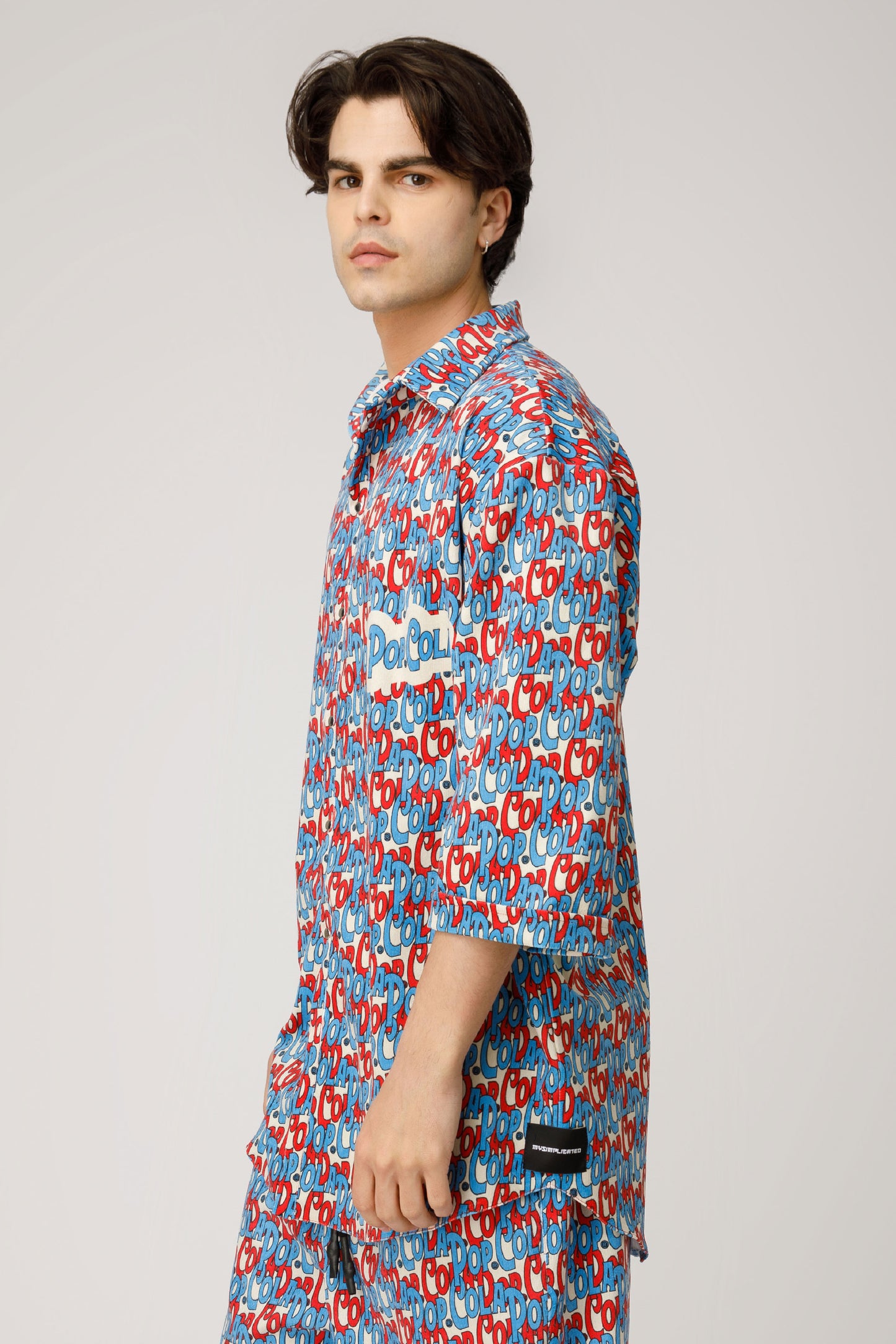 Pop Cola 330 Shirt Ribbed Fabric Men - mysimplicated