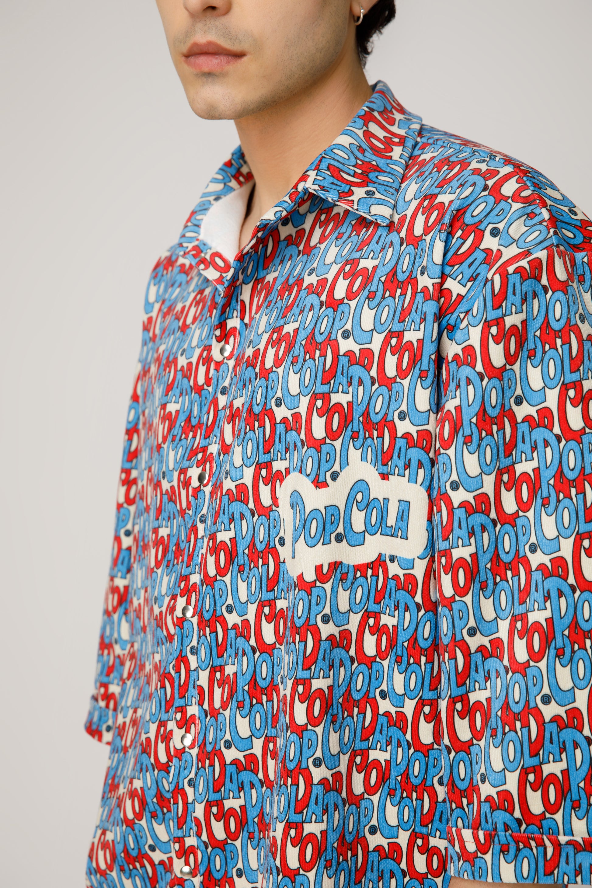 Pop Cola 330 Shirt Ribbed Fabric Men - mysimplicated