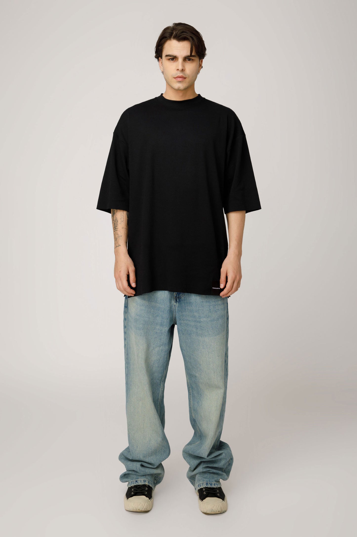 Pop Cola Mix Black Oversized T-shirt