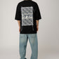 Pop Cola Eyes Black Oversized T-shirt Men - mysimplicated