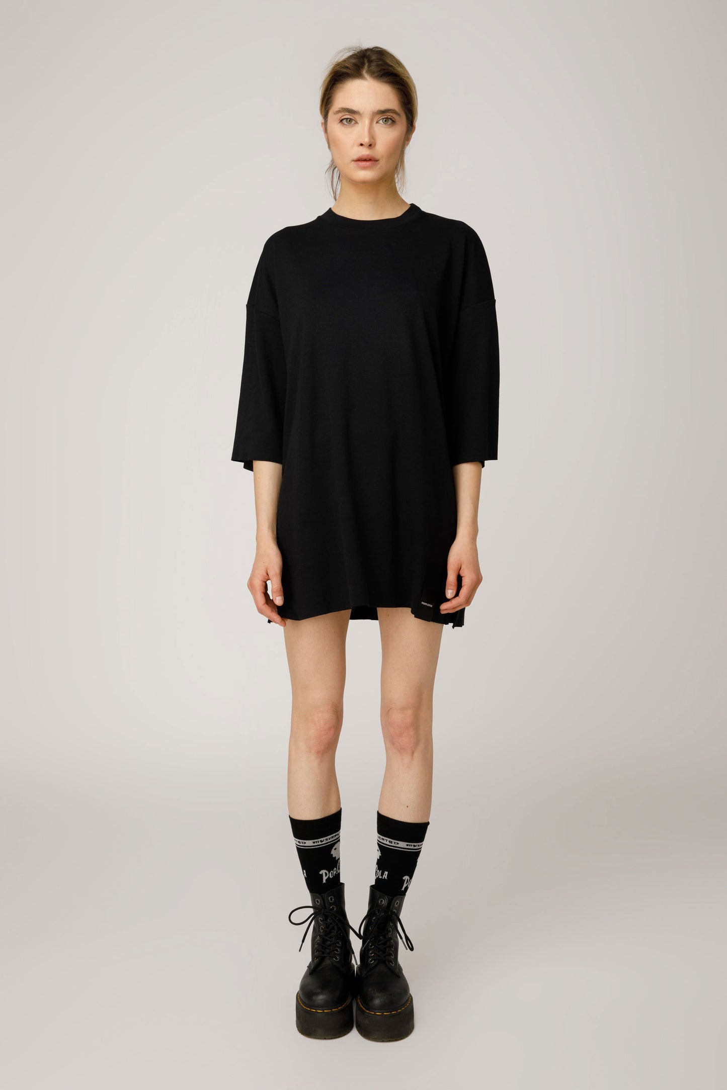 Pop Cola Eyes Black Oversized T-shirt