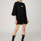 Pop Cola Mix Black Oversized T-shirt Women - mysimplicated