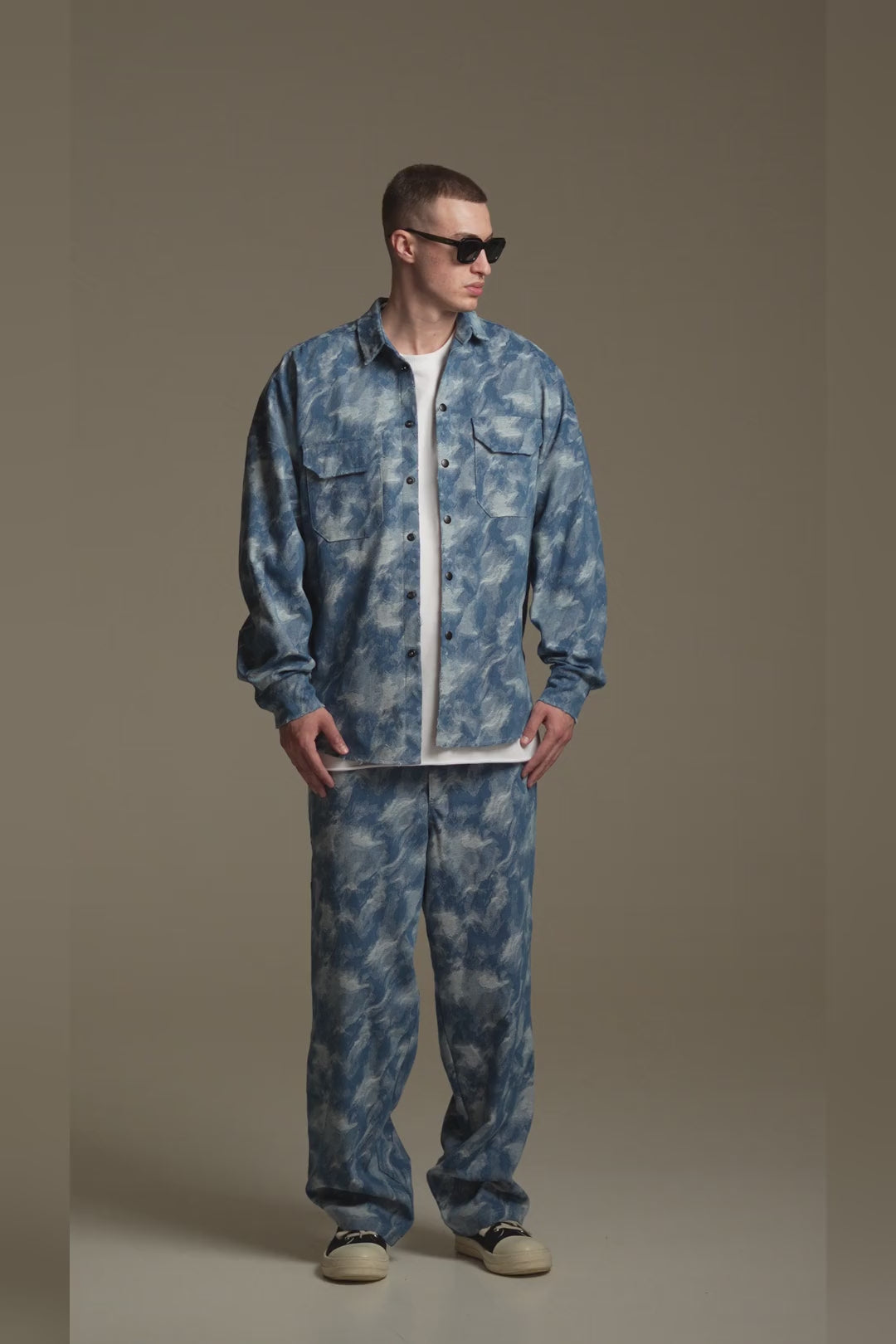 Blue Camo Denim Jacket - video