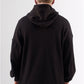 Ribbed Black Hoodie