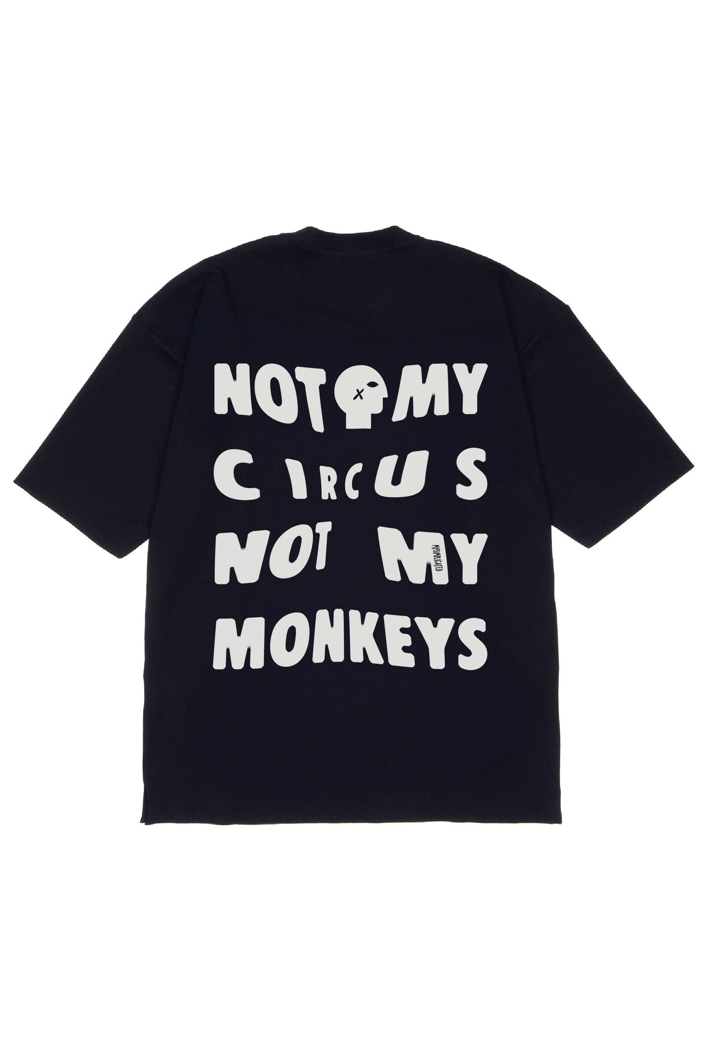 Oversized Black T-shirt Circus