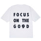 Oversized Cotton White T-shirt Focus