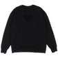 Black Oversized Love Sweater