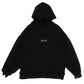 Ribbed Black Hoodie