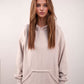 Ribbed Dust Hoodie