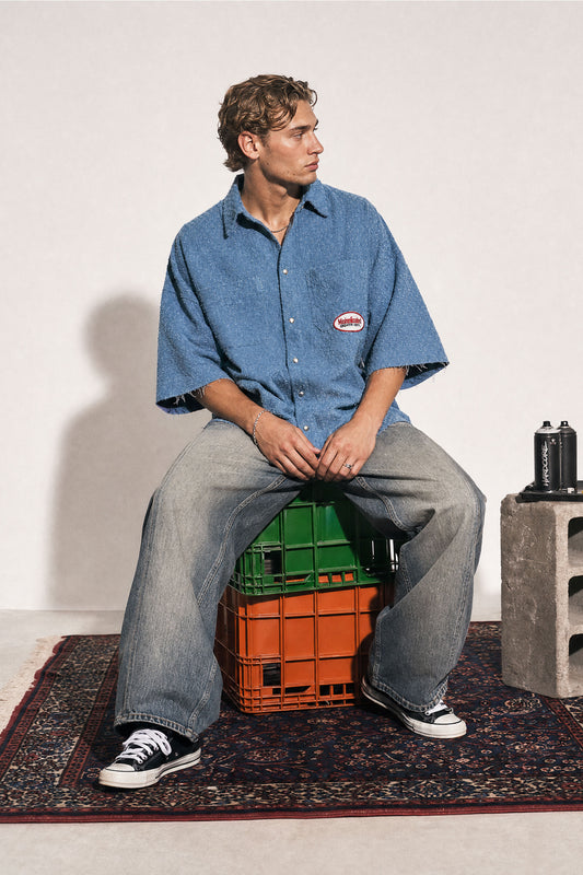 MYSIMPLICATED® Blue Collar Shirt