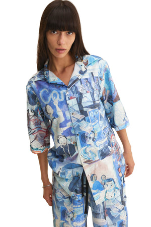 Short Sleeve Shirt Graffiti (recycled fabric) - MYS
