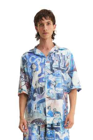 Short Sleeve Shirt Graffiti (recycled fabric) - MYS