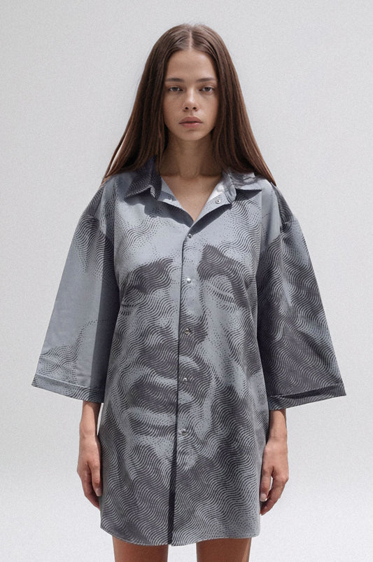 Short Sleeve Shirt Gray (recycled fabric) - MYS