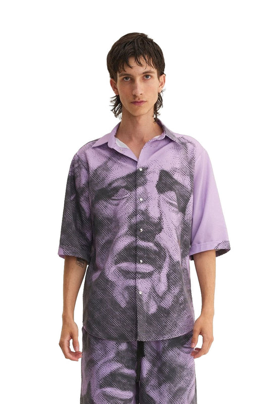 Short Sleeve Shirt Mauve (recycled fabric) - MYS