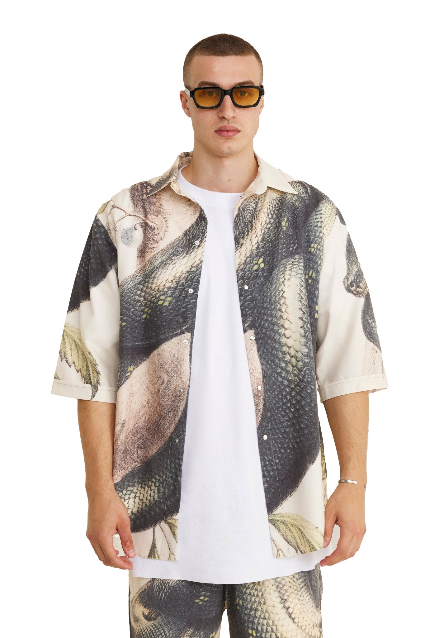 Short Sleeve Shirt Snake (recycled fabric) - MYS