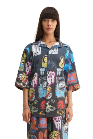 Short Sleeve Shirt Stickers (recycled fabric) - MYS