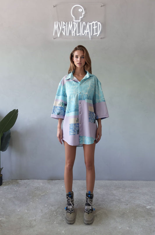 Short Sleeve Shirt Water (recycled fabric) - MYS