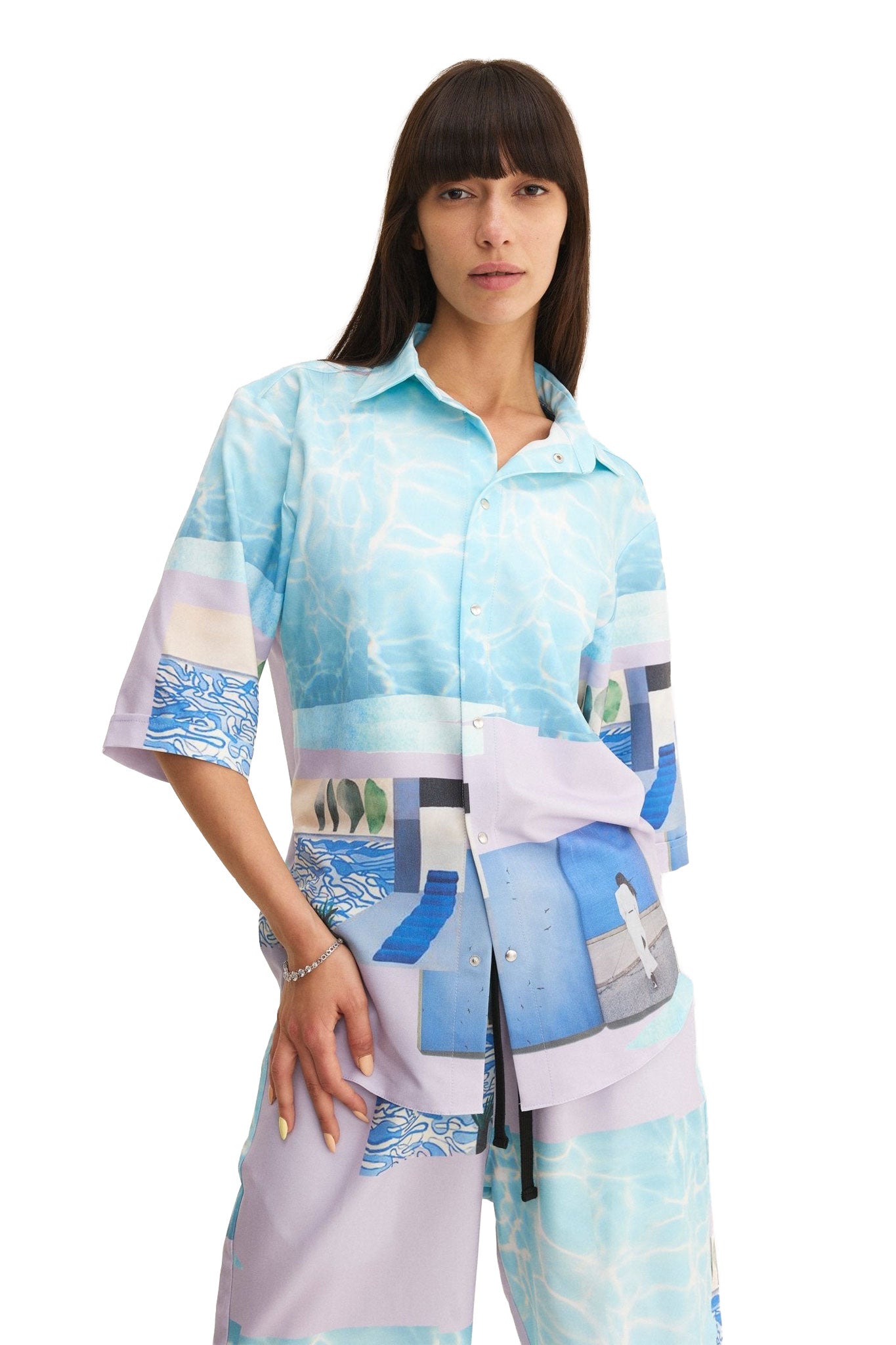 Short Sleeve Shirt Water (recycled fabric) - MYS