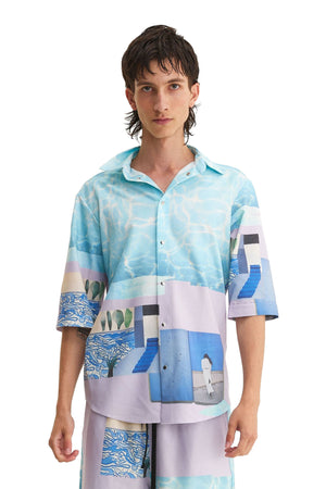 Short Sleeve Shirt Water (recycled fabric) - MYS