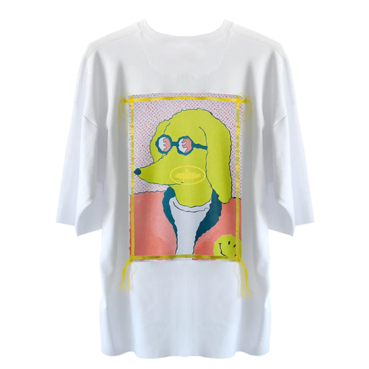 White Edgeless Oversized T-shirt (customisable) - Customer's Product with price 309.90 ID Io0EF203QZDBpTsdwqU2KuB9