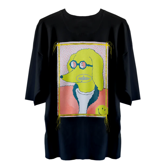 Black Edgeless Oversized T-shirt (customisable) - Customer's Product with price 299.90 ID uys5FovOU7_1MnMQa8Jg4_Tb