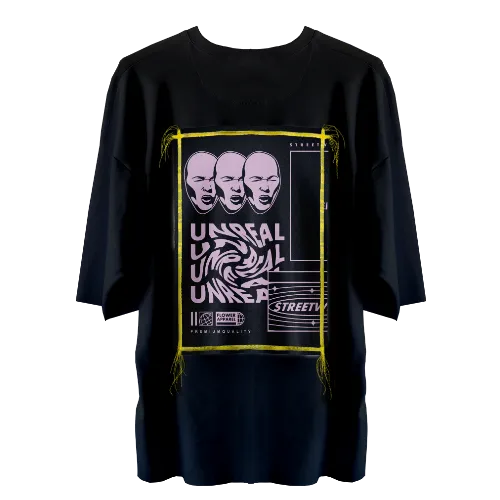 Black Edgeless Oversized T-shirt (customisable) - Customer's Product with price 299.90 ID -UtxvYtt7wTI_rfvUWp2QSOP