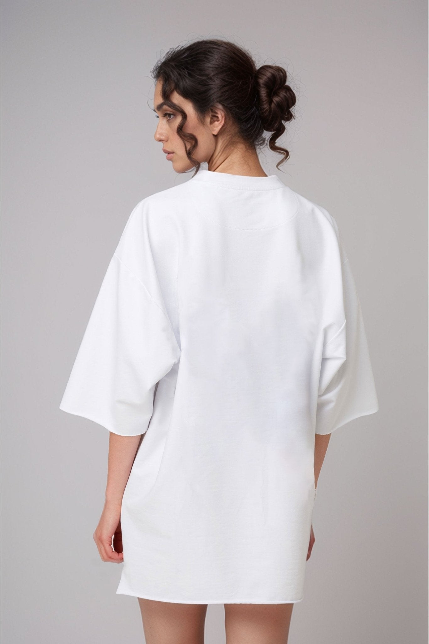 The Only Way Oversized White T-shirt - MYS