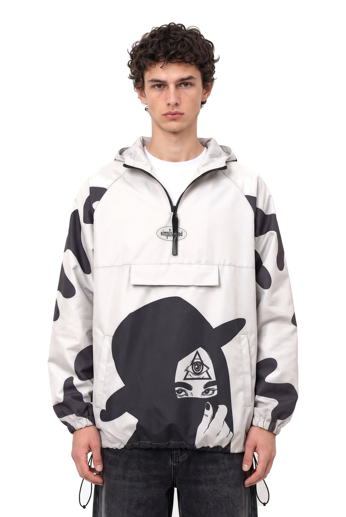 Third Eye Windbreaker men – front