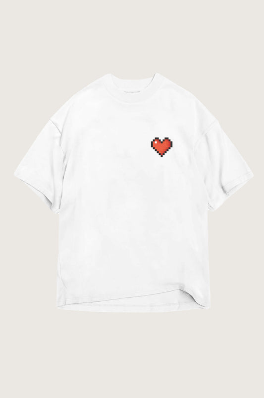 Oversized White Love T-shirt
