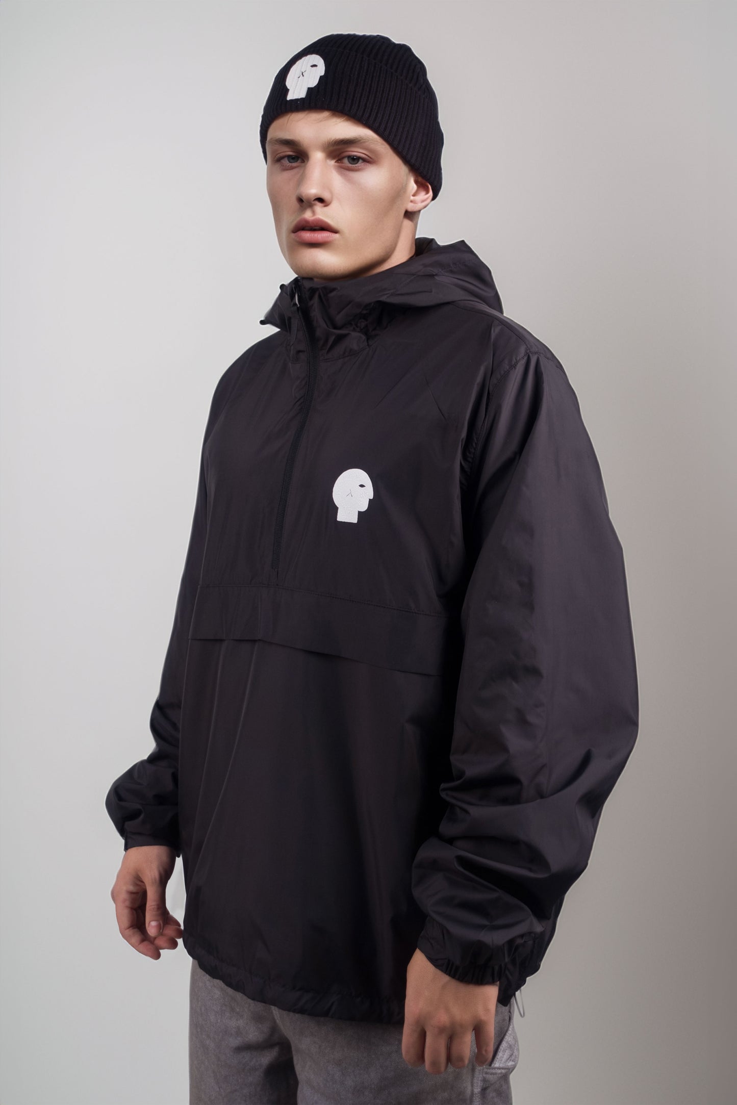 Pop Cola Black Windbreaker