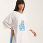 Ivory Oversized T-Shirt OK - mysimplicated