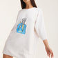 Ivory Oversized T-Shirt OK - mysimplicated