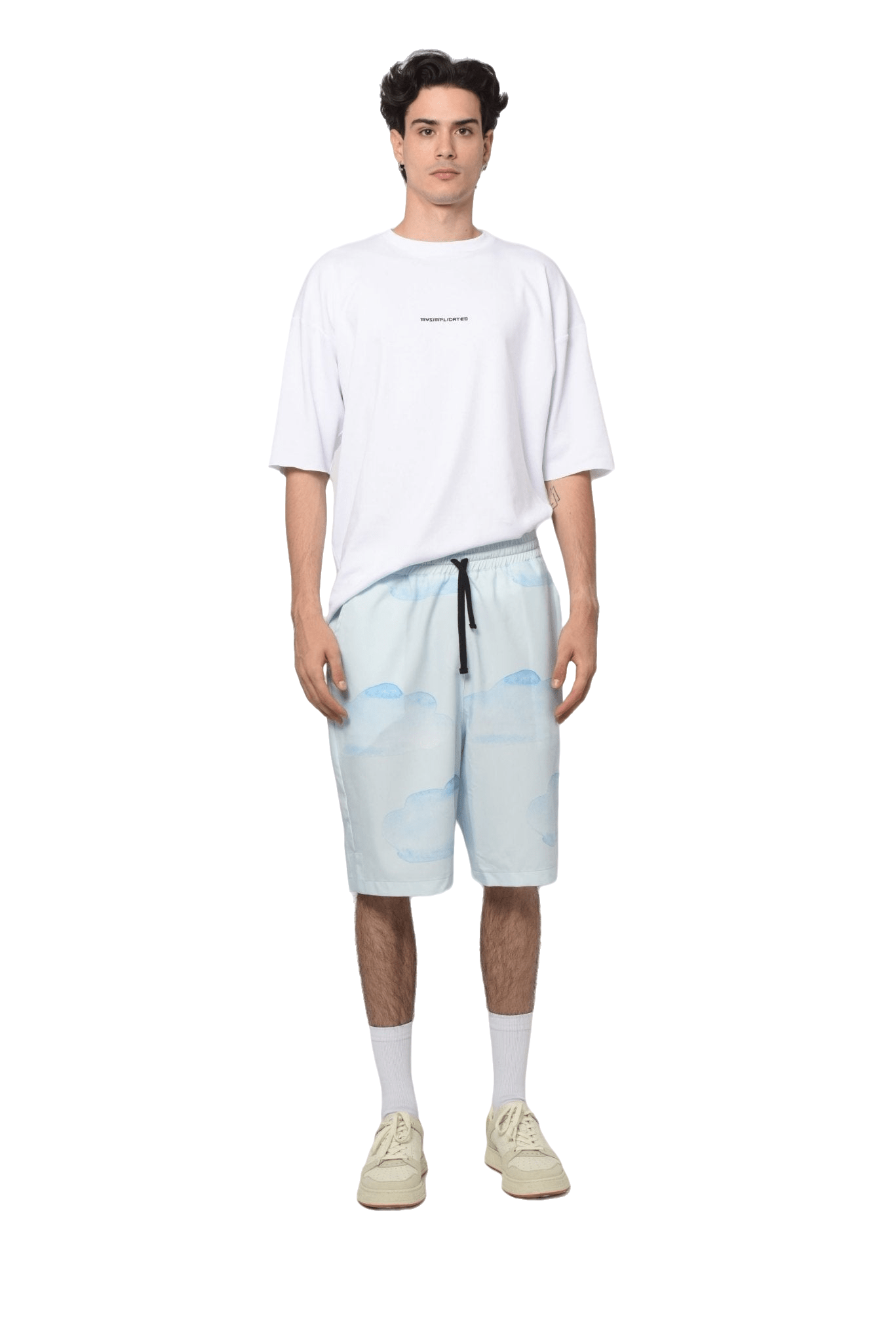 Bermuda Shorts Clouds (recycled fabric) - mysimplicated