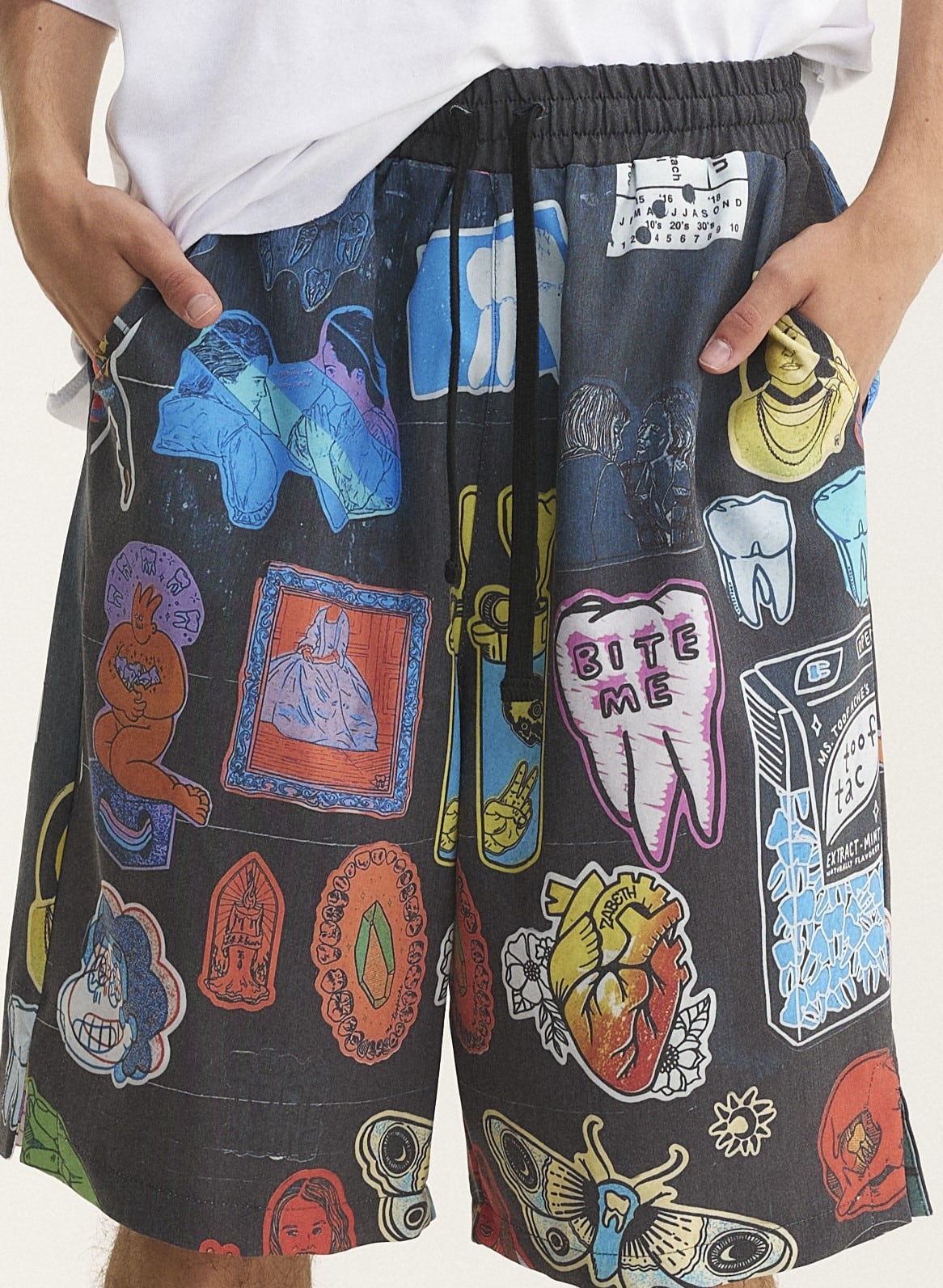 Bermuda Shorts Stickers (recycled fabric) - mysimplicated