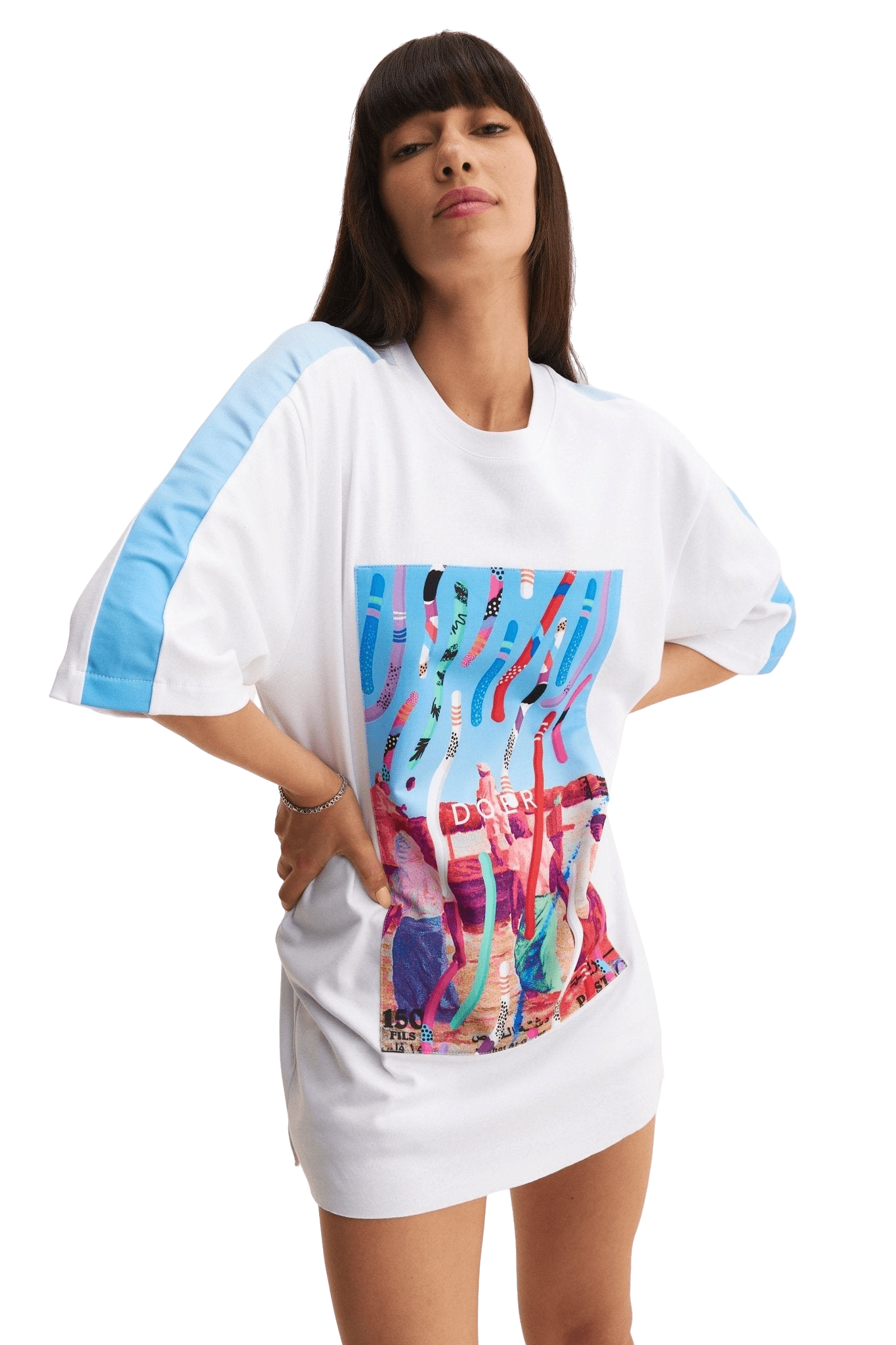 DOER White & Blue T-Shirt - mysimplicated