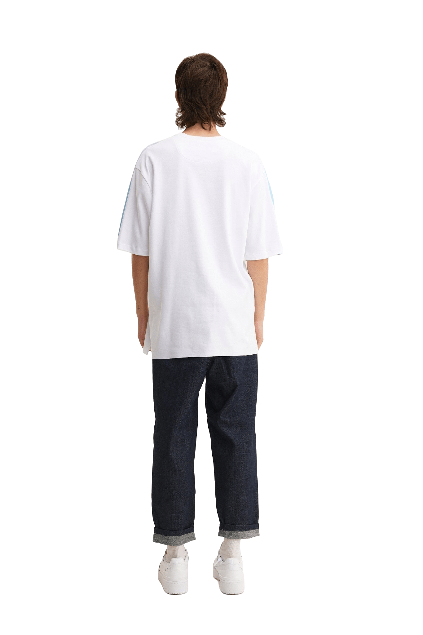 DOER White & Blue T-Shirt - mysimplicated