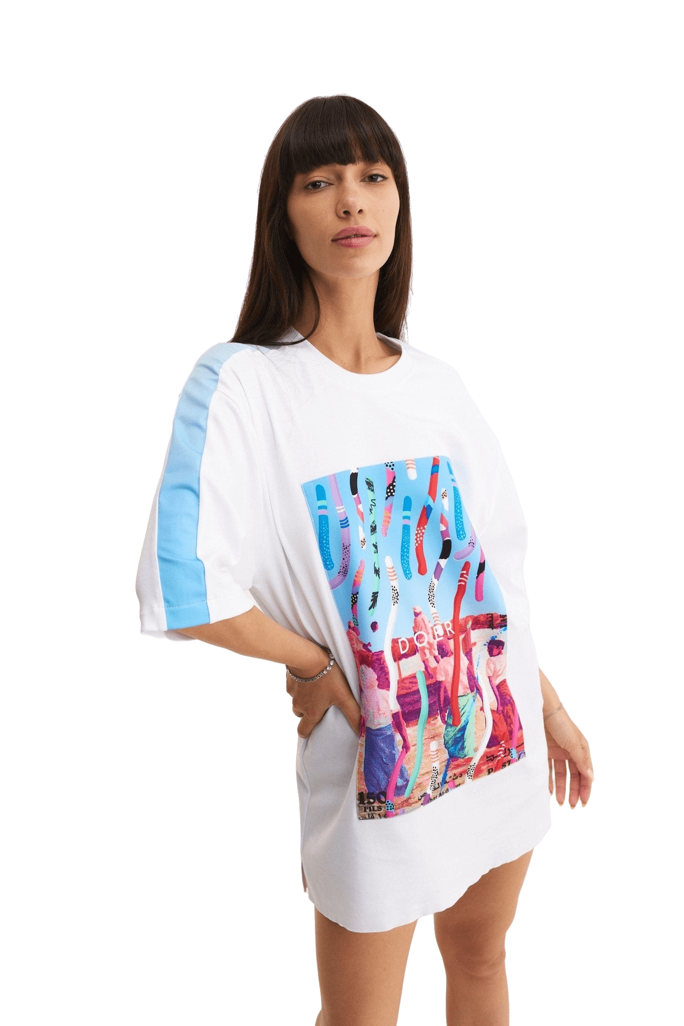 DOER White & Blue T-Shirt - mysimplicated