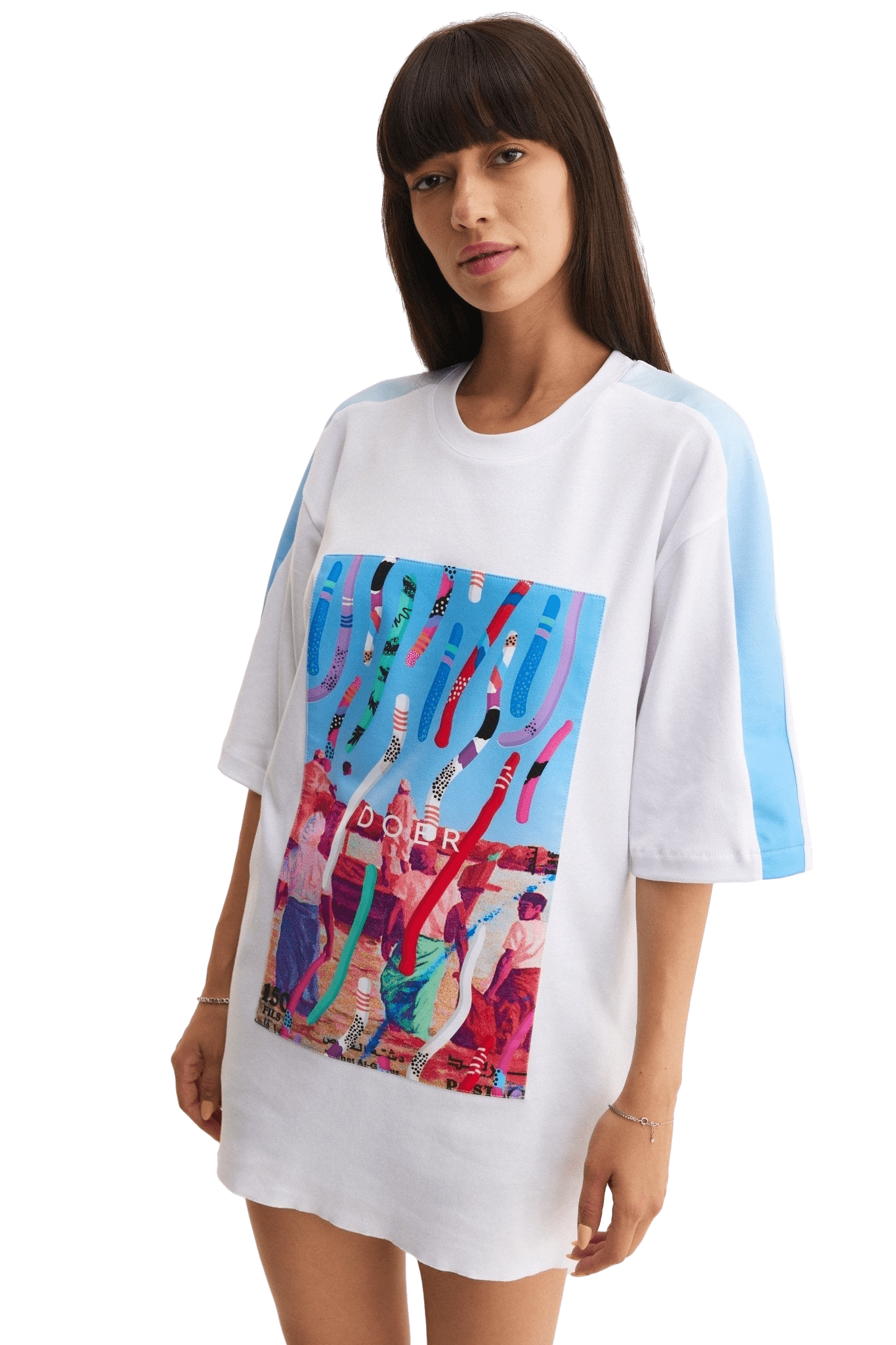 DOER White & Blue T-Shirt - mysimplicated