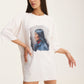 Ivory Oversized T-Shirt Beige - mysimplicated