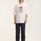 Ivory Oversized T-Shirt Not Logic - mysimplicated