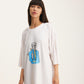 Ivory Oversized T-Shirt OK - mysimplicated