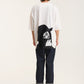 Ivory Oversized T-Shirt Third Eye - mysimplicated