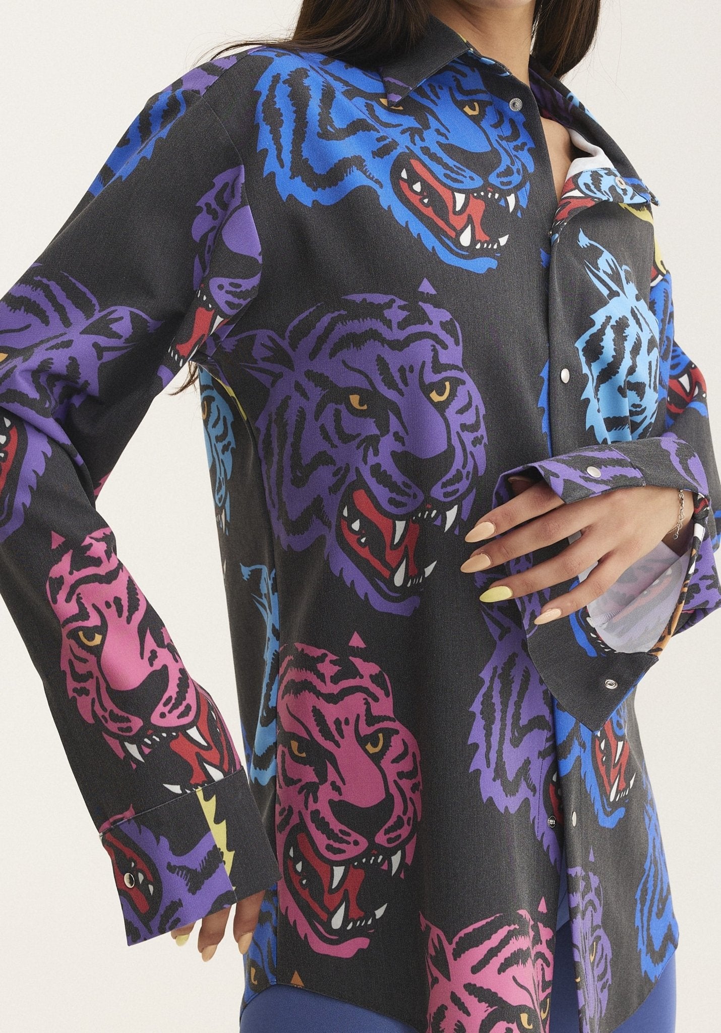 Long Sleeve Shirt Tigers (recycled fabric) - mysimplicated