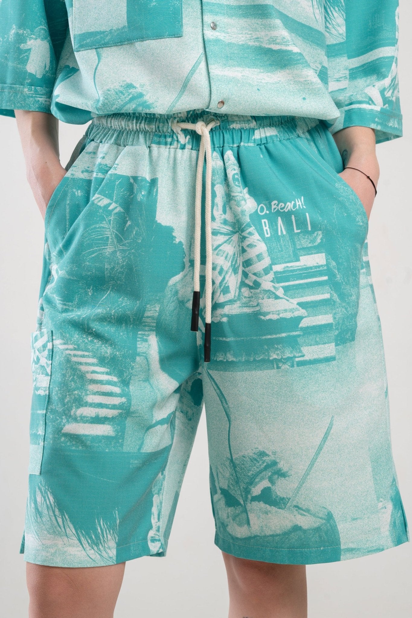 Set Short Sleeve Shirt & Bermuda O.Beach Bali (recycled fabric) - mysimplicated