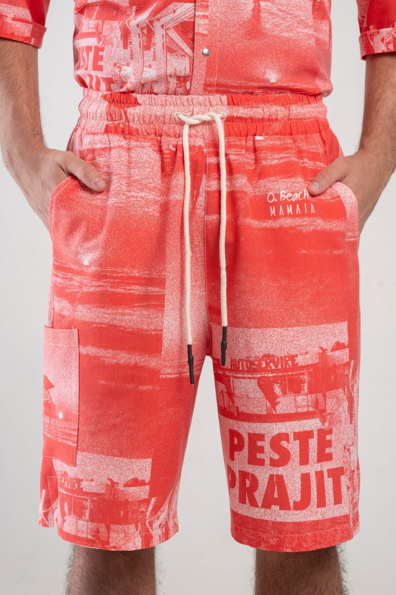 Set Short Sleeve Shirt & Bermuda O.Beach Mamaia (recycled fabric) - mysimplicated