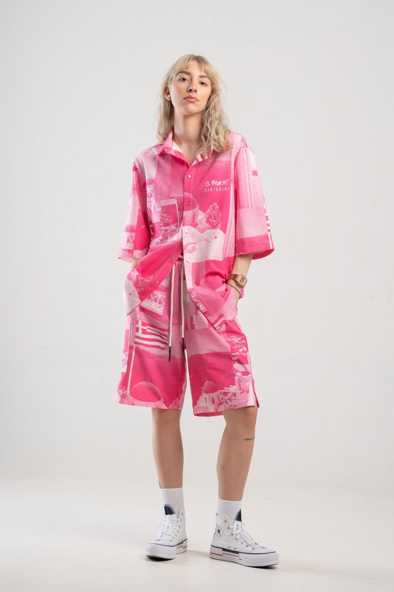 Set Short Sleeve Shirt & Bermuda O.Beach Santorini (recycled fabric) - mysimplicated
