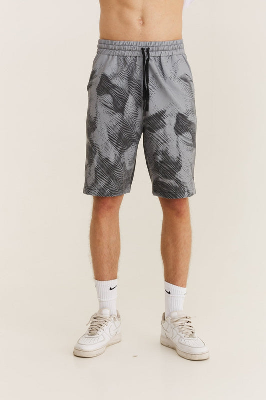 Short Sleeve Shirt & Bermuda Set Grey (recycled fabric) - MYS