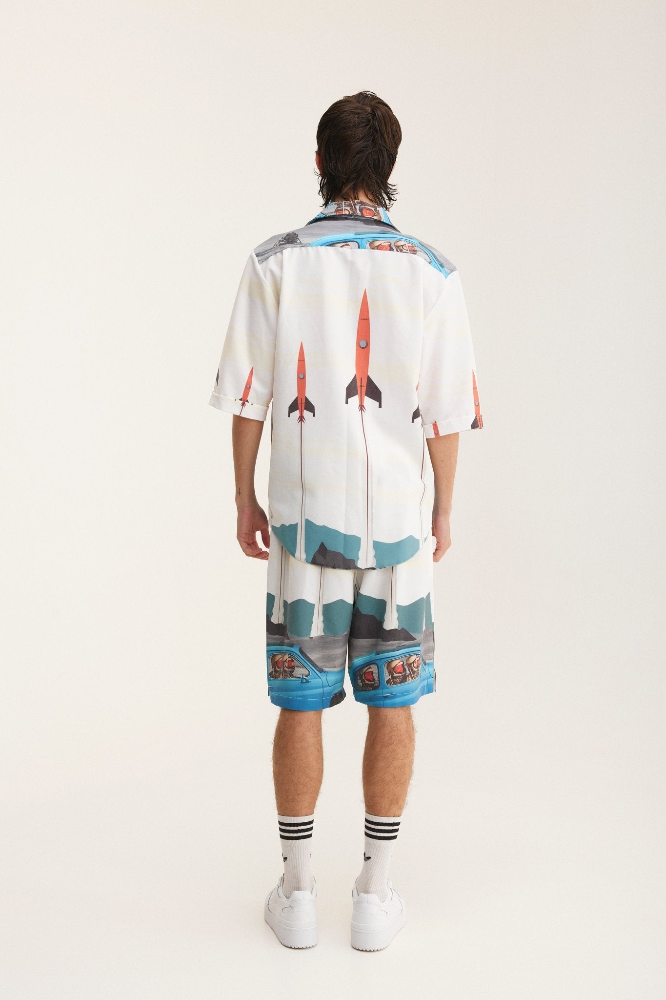 Short Sleeve Shirt & Bermuda Set Rockets (recycled fabric) - MYS