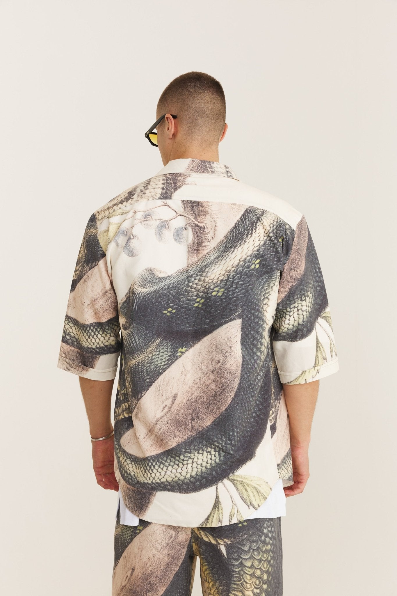 Short Sleeve Shirt & Bermuda Set Snake (recycled fabric) - MYS